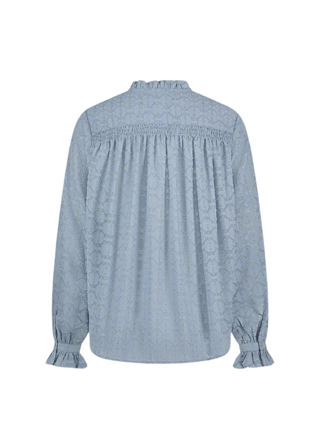 Nukus | Jenna Blouse Lurex Ice Blue