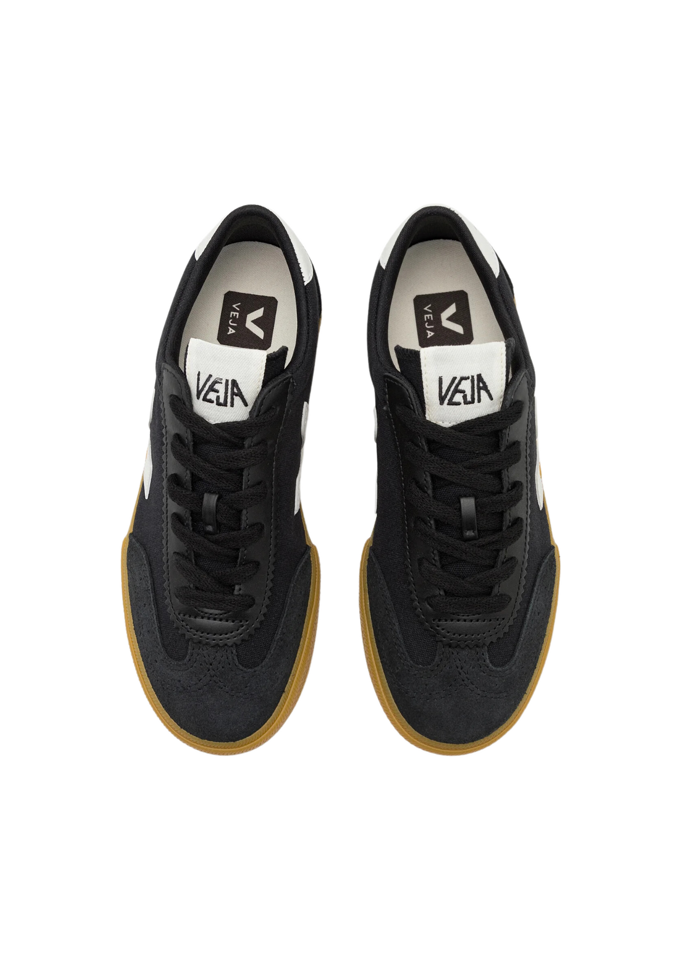Veja | Woman Volley Canvas Black White Natural
