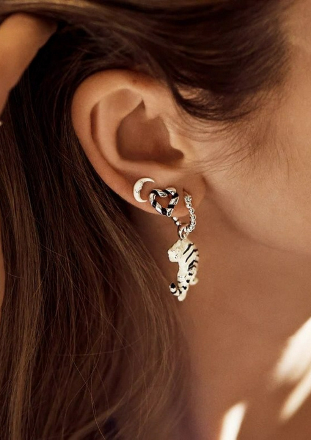 Anna Nina | Single Moonwalk Stud Earring