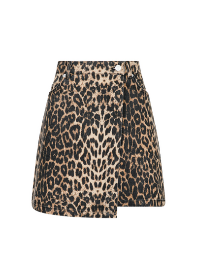 Neo Noir | Kendra Leopard Skirt