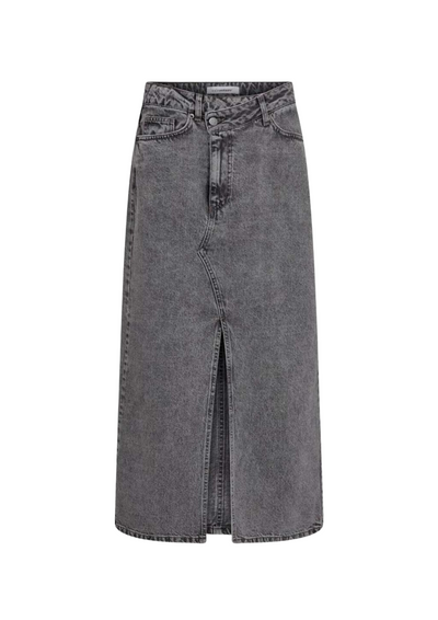 Co' Couture | VikaCC Asym Slit Skirt Mid Grey