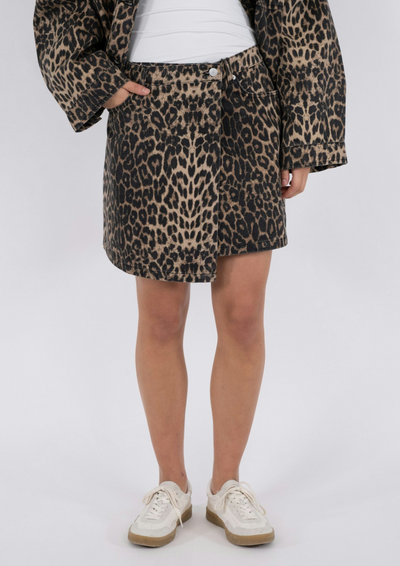 Neo Noir | Kendra Leopard Skirt