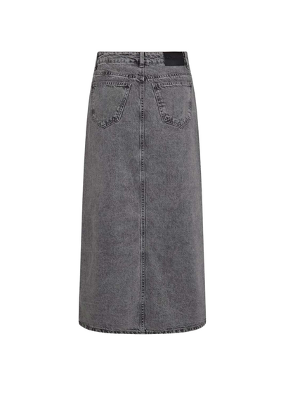 Co' Couture | VikaCC Asym Slit Skirt Mid Grey