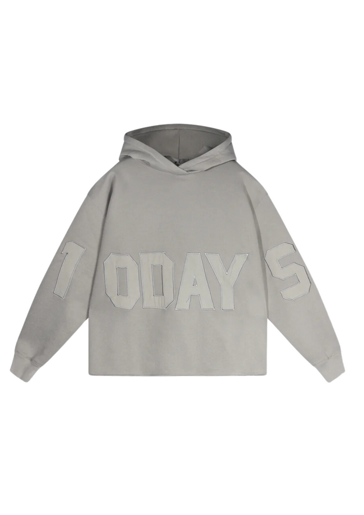 10 Days | Hoodie Logo Patch Grey