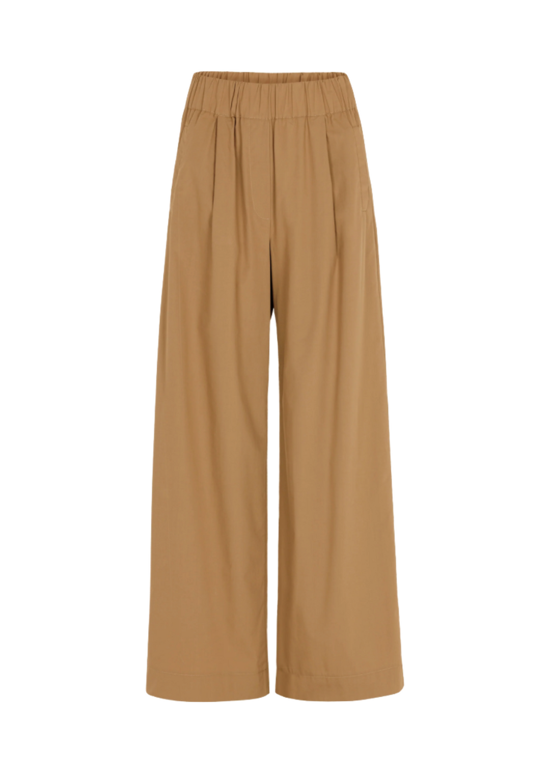 By Bar | Benji Poplin Pants Camel