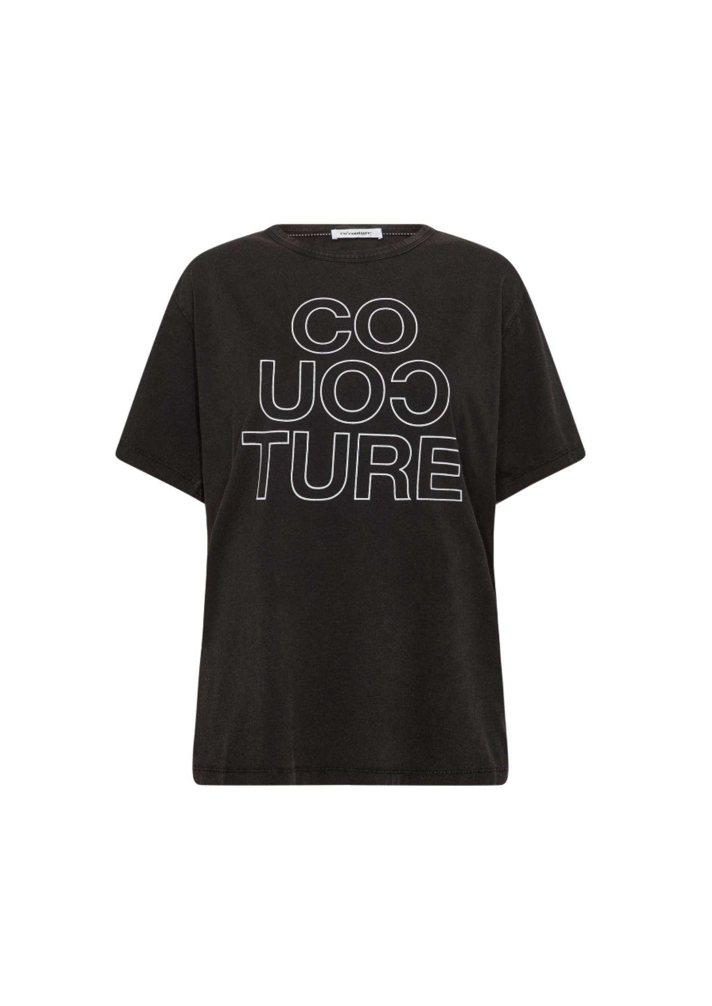 Co' Couture | AcidCC Outline Oversize Tee Black