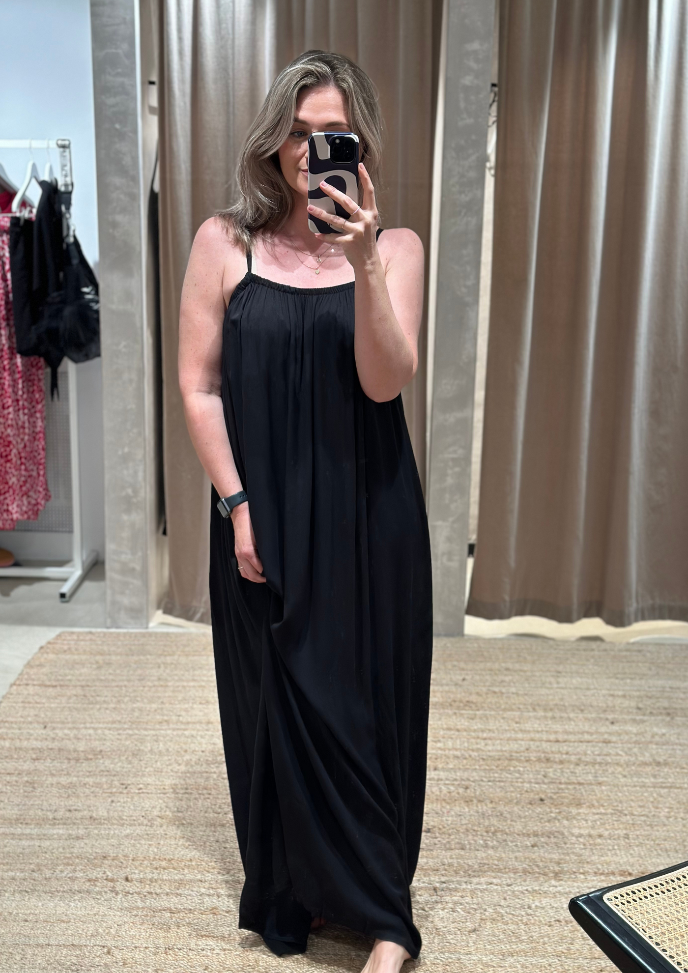 Bij Lies |  Lange jurk zwart