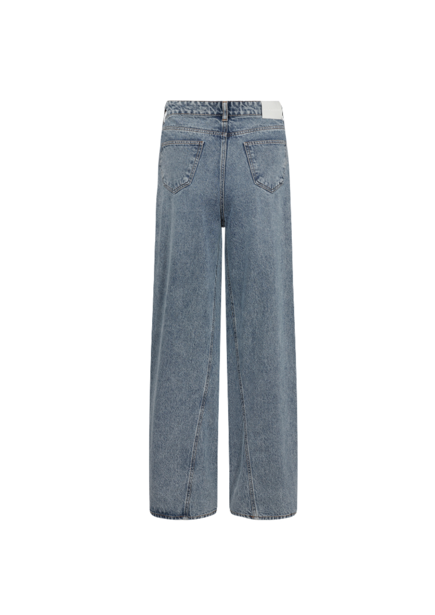 Co' Couture | VikaCC Long vanaf lengte 1.75 Wide Seam Jeans Denim Blue
