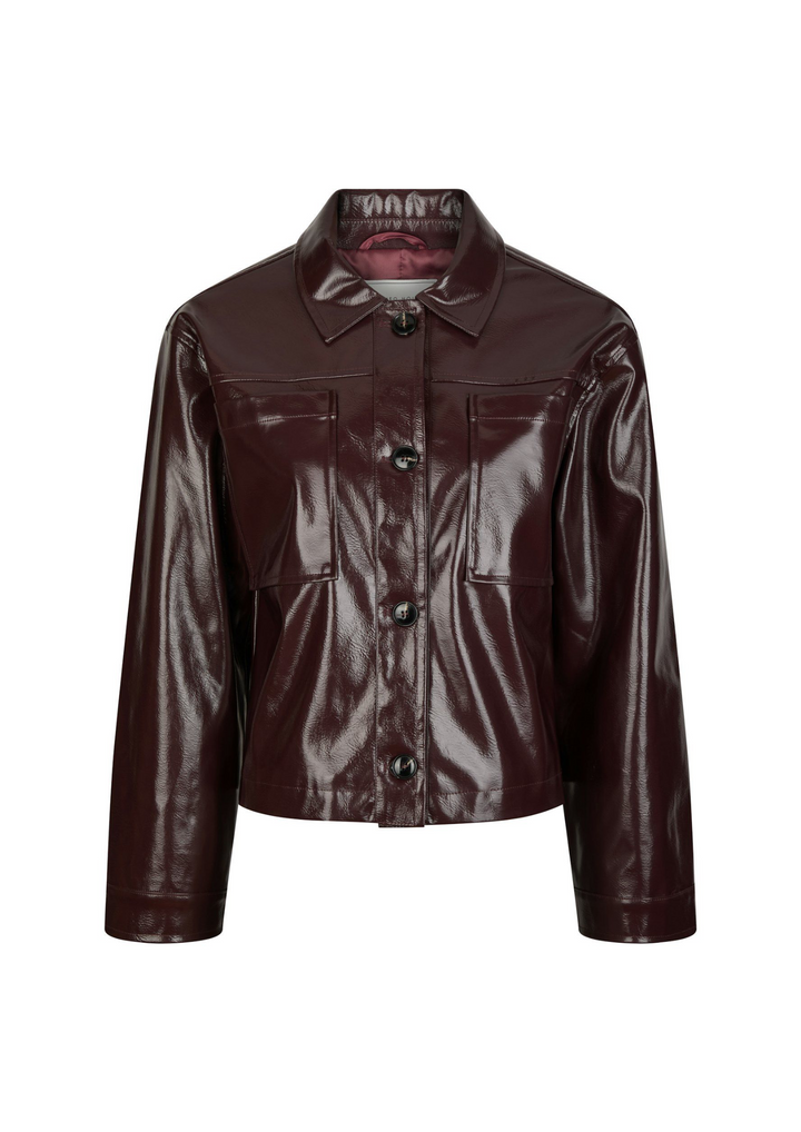 Neo Noir | Emilia Patent Jacket