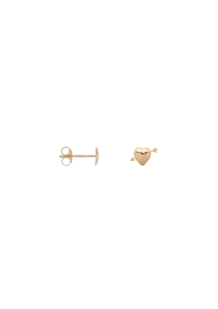 Anna + Nina | Single Cupid Stud Earring Gold