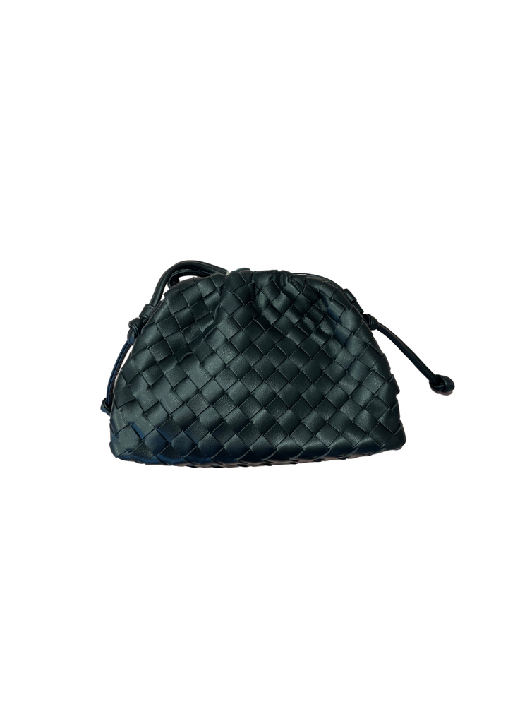 Bow19 | Dumpling Bag Braided Black