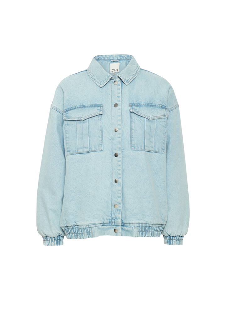 Ichi | Bossie Jacket Light Blue Stone Washed