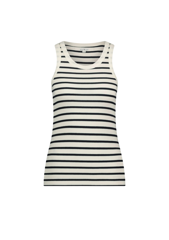 Circle Of Trust | Jada Top Stripe Blue Ink