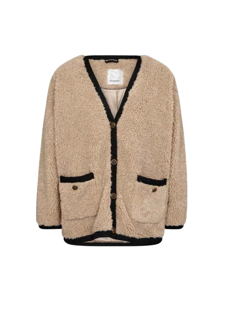 Co'Couture | New Timmycc Teddy Jacket Bone