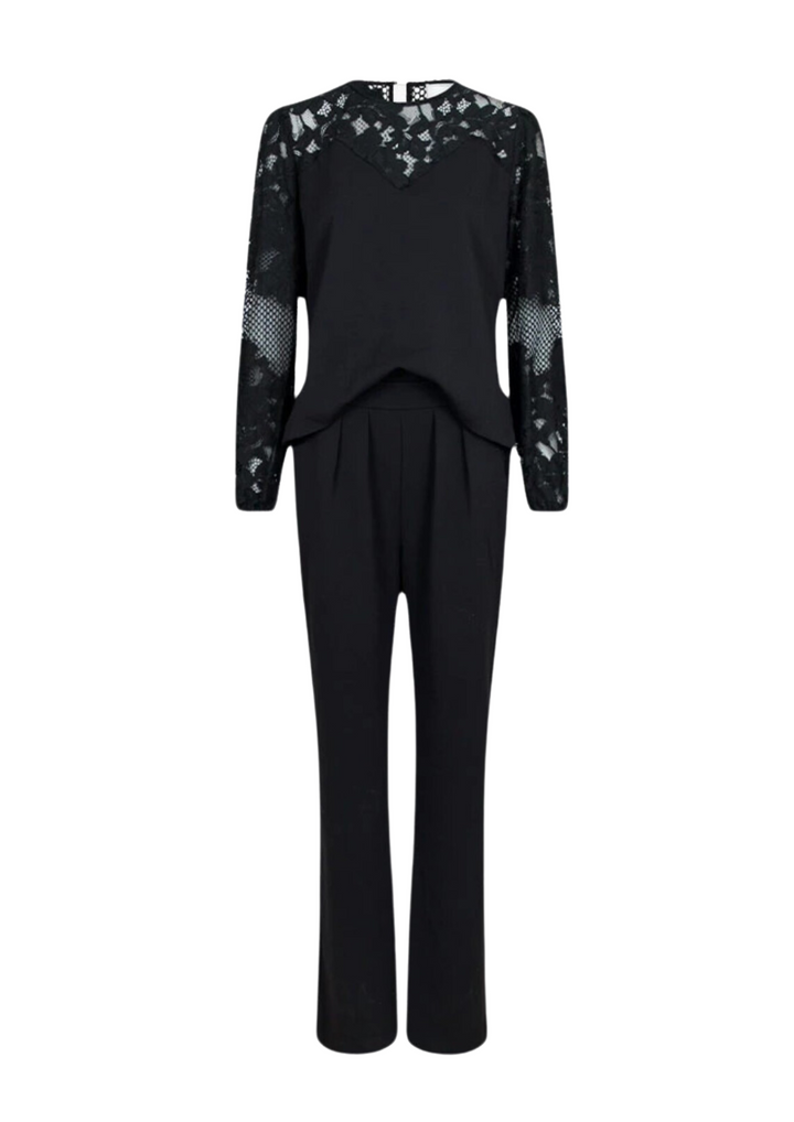 Neo Noir | Antonia Crepe Jumpsuit