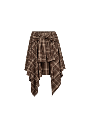 Co' Couture | DagnyCC Check Tie Skirt