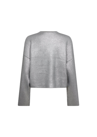 Co' Couture |RowCC Foil Knit Silver