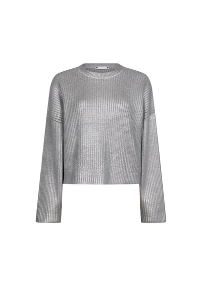Co' Couture |RowCC Foil Knit Silver