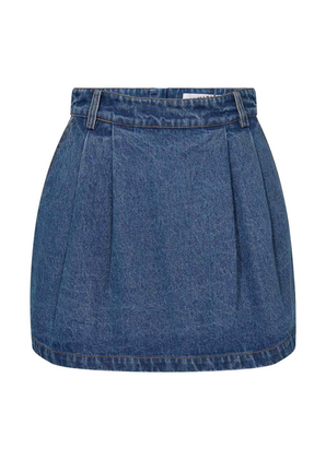 Haute L'Amitié | Denim Pleat Skirt