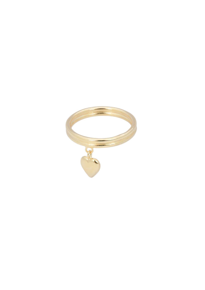 Anna + Nina | Brilliant Muse Pinky Ring Gold Plated